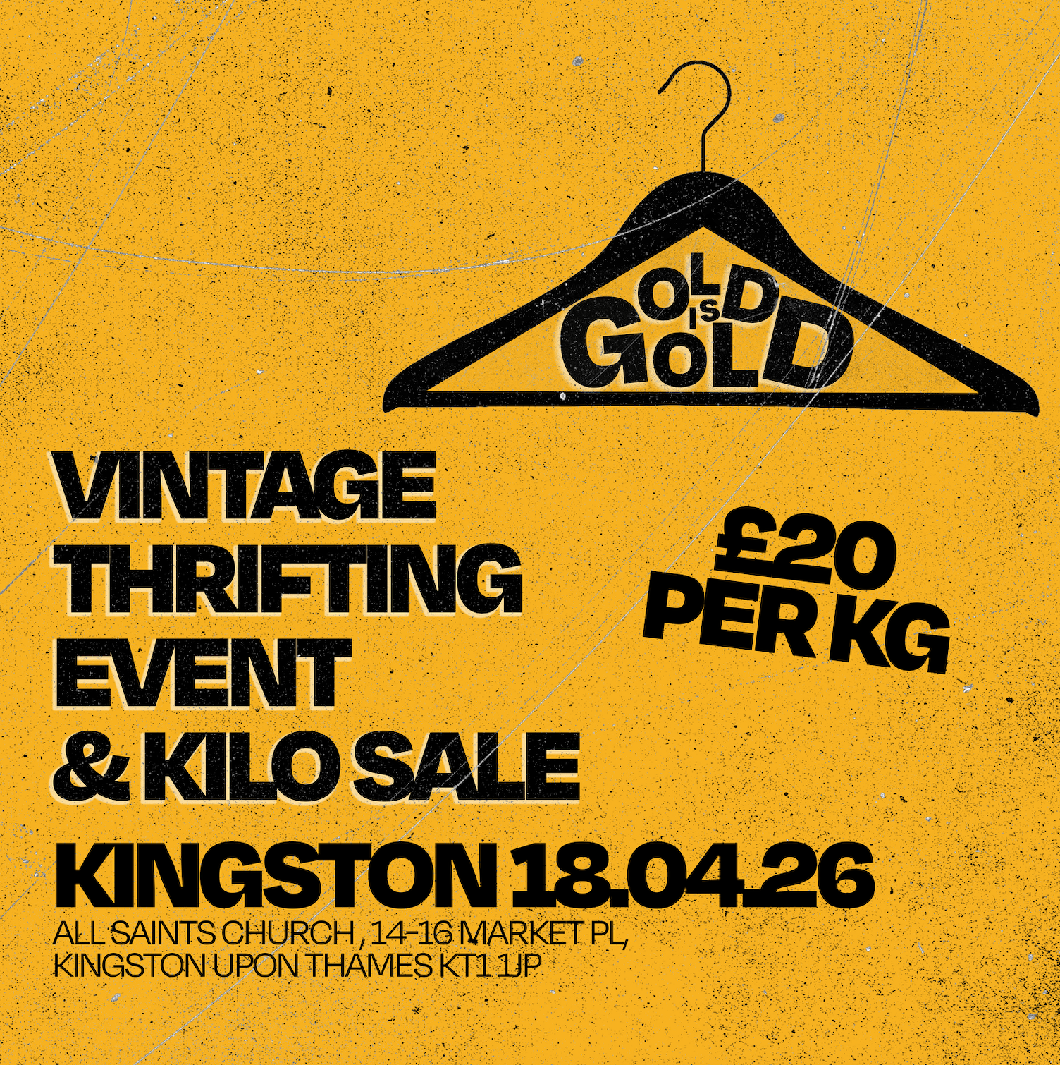 18th April - Kingston's BEST thrift event & kilo sale