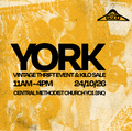 24th October - York's BEST Vintage Thrift Event & Kilo Sale