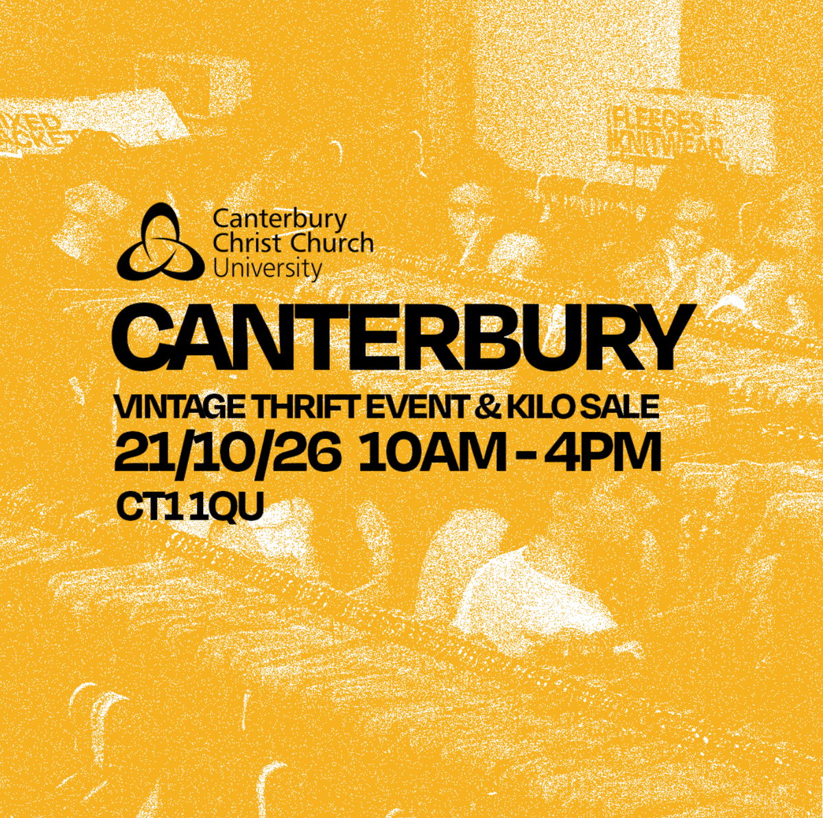 21st October - Canterbury's BEST Vintage Thrift Event & Kilo Sale