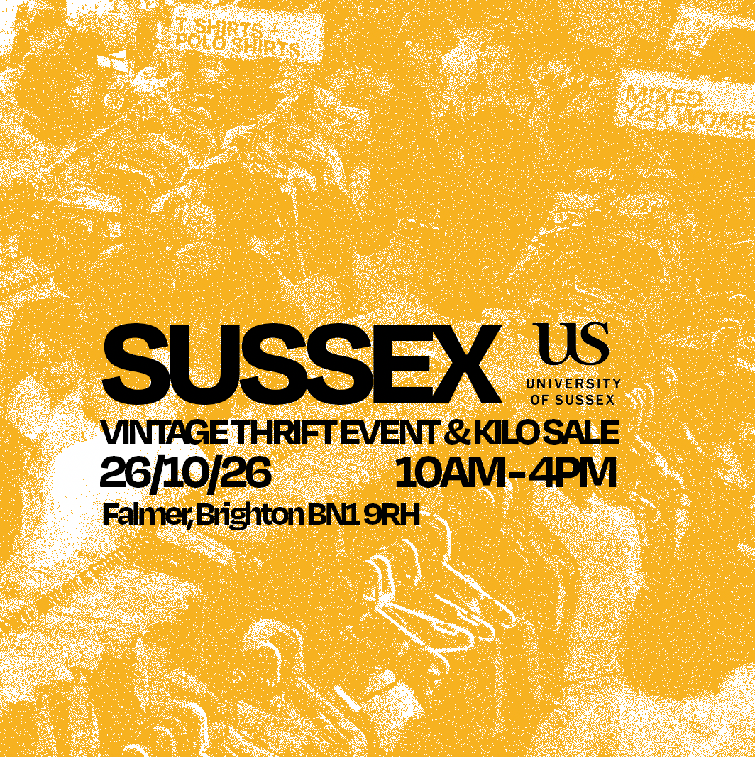 26th October - Sussex's (UNI) BEST Vintage Thrift Event & Kilo Sale