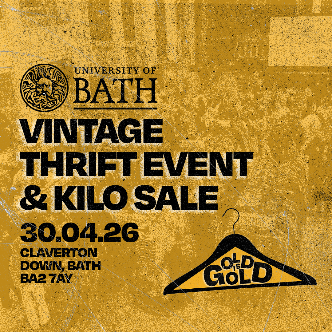 30th April - Uni of Bath's BEST Vintage Thrift Event & Kilo Sale