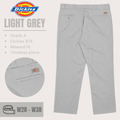 Dickies 874 trousers relaxed fit - Light Grey - Grade A - From W28 To W38